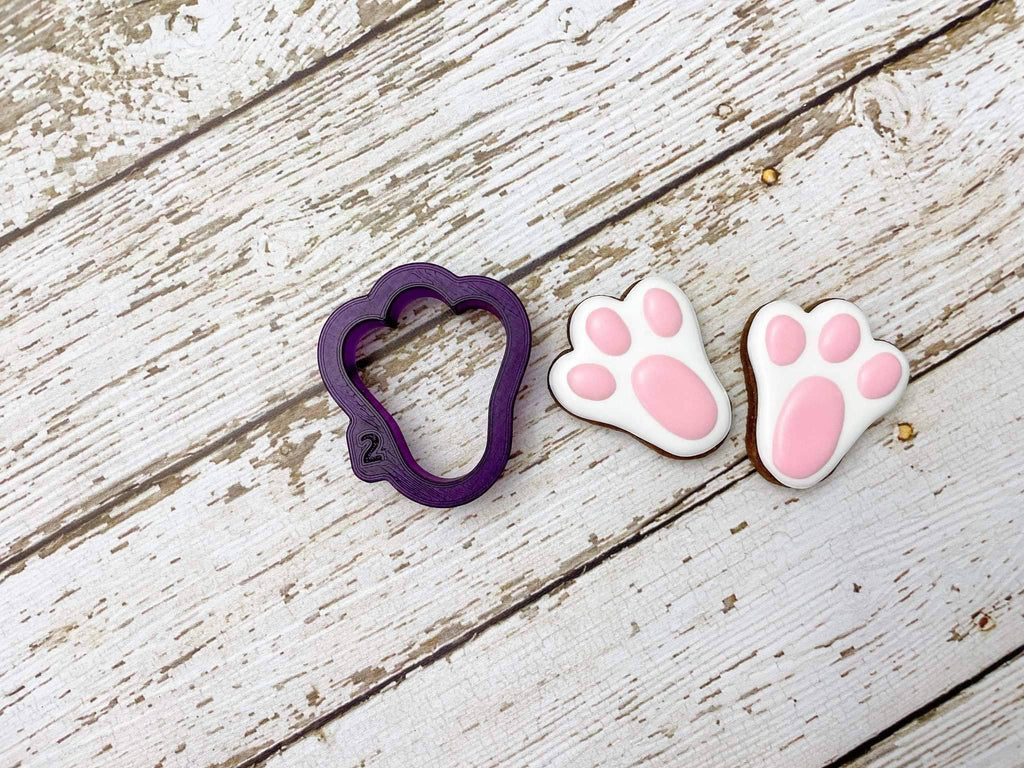 Bunny Foot Cookie Cutter and Fondant Cutter and Clay Cutter