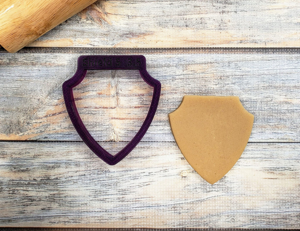 Shield #5 Cookie Cutter or Fondant Cutter and Clay Cutter