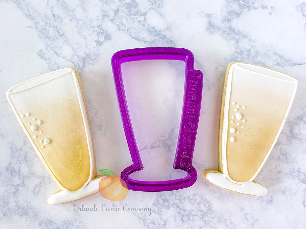 Trumpet Glass Cookie Cutter and Fondant Cutter and Clay Cutter