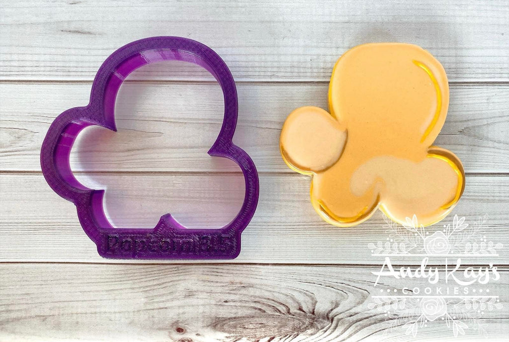 Popcorn Kernel Cookie Cutter or Fondant Cutter and Clay Cutter