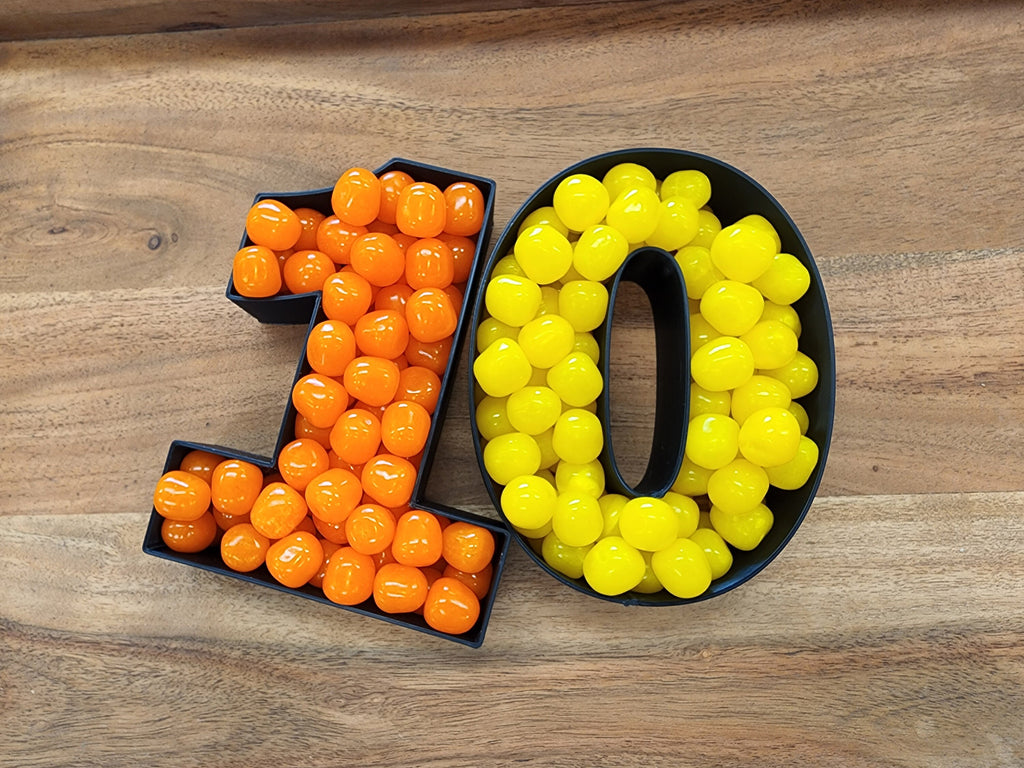 Letter and Number Forms for Candy Cookie Display Boards