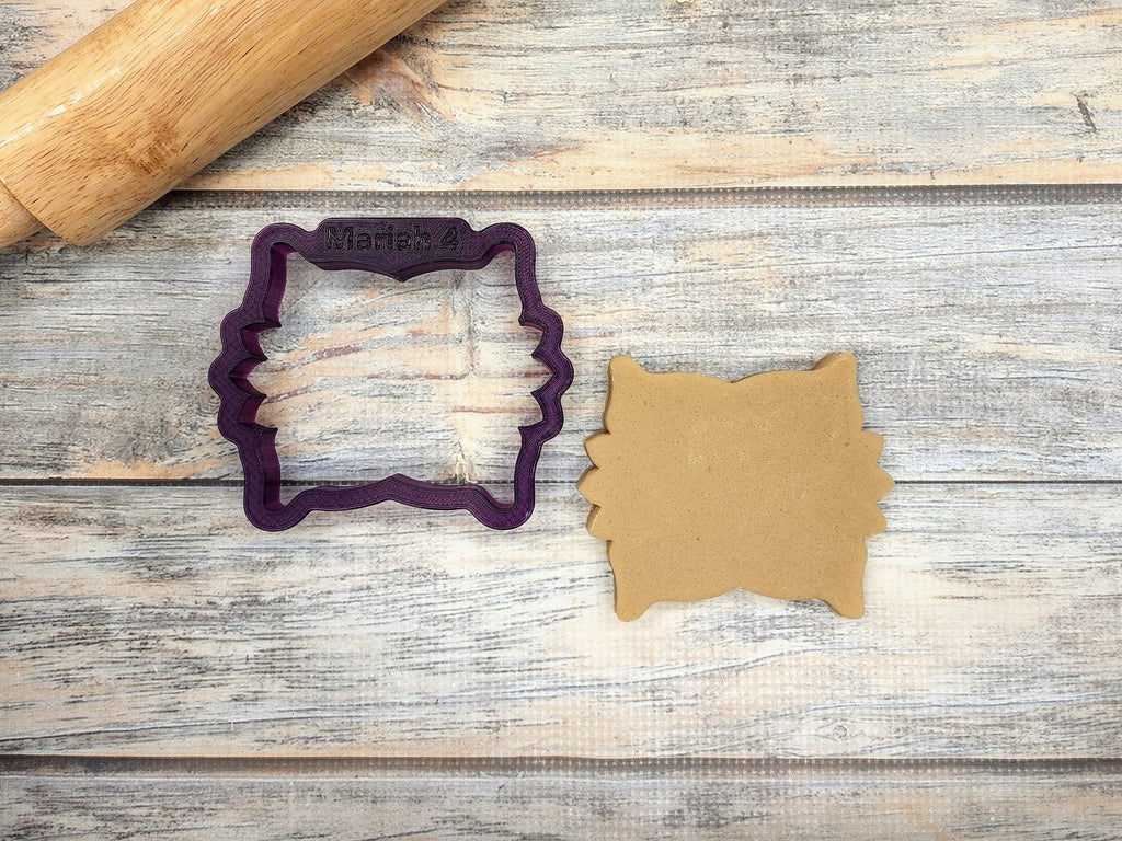 Mariah Plaque Cookie Cutter and Fondant Cutter and Clay Cutter