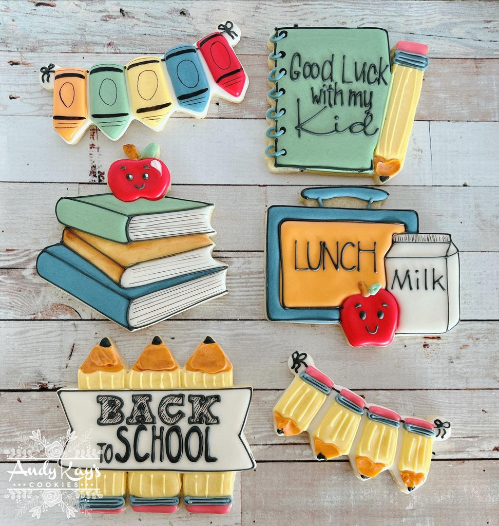 Pencil Tag Plaque Cookie Cutter and Fondant Cutter and Clay Cutter