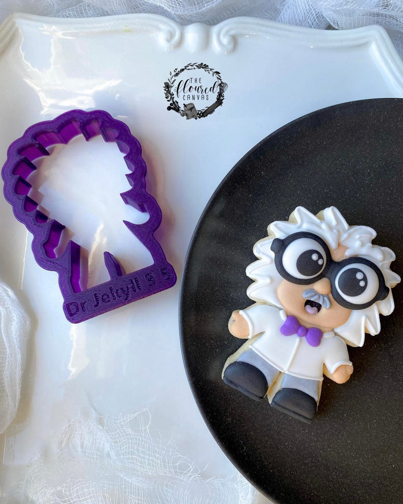 The Floured Canvas Dr Jekyll and Mr Hyde Cookie Cutter or Fondant Cutter and Clay Cutter