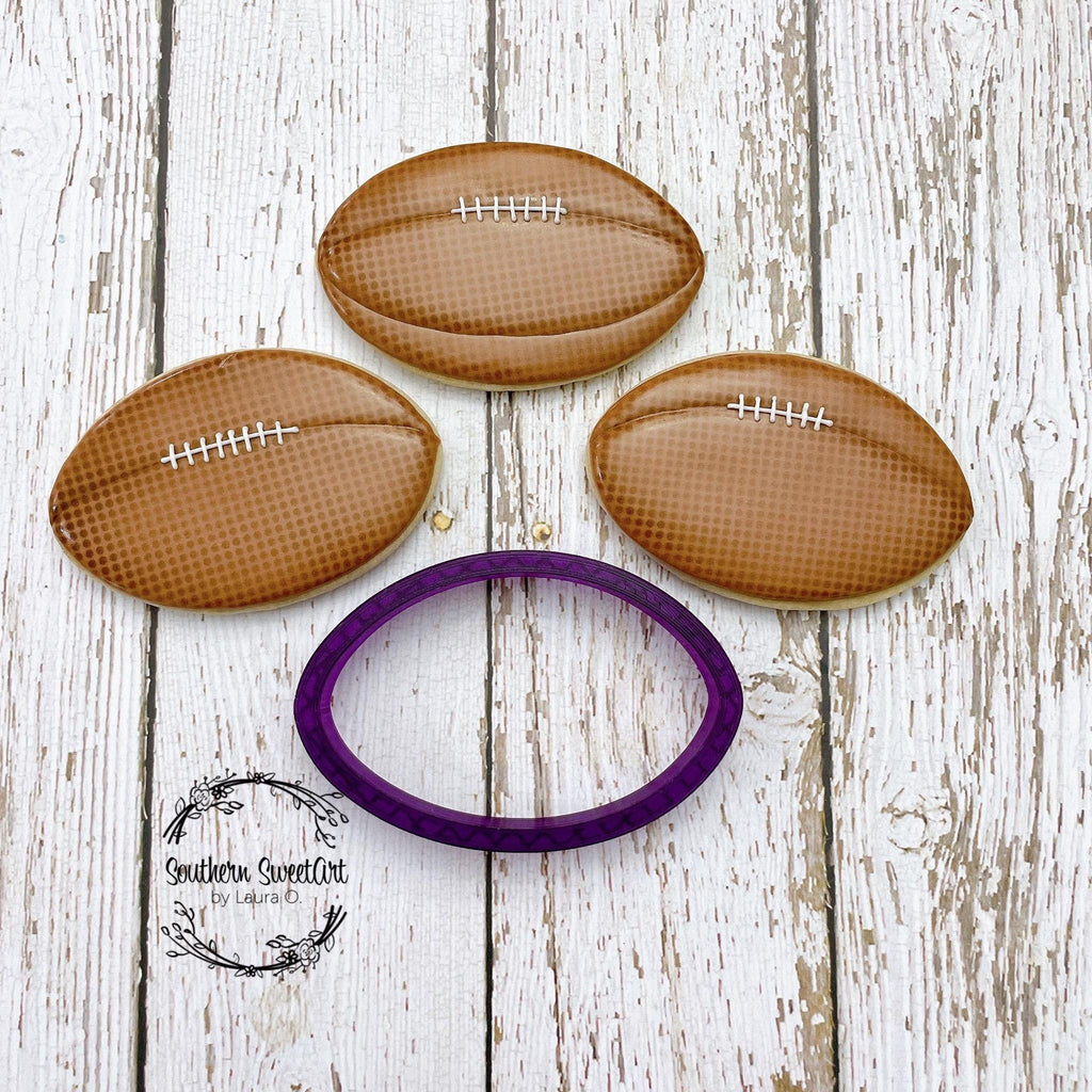 Football Cookie Cutter and Fondant Cutter and Clay Cutter