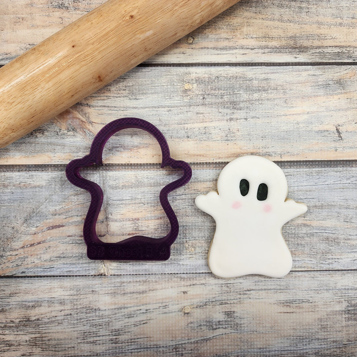 Sweet Sugarbelle Ghost 3 Cookie Cutter Bobbi's Cutters