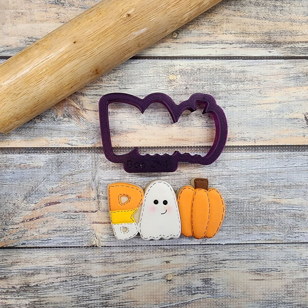 Boo #2 Cookie Cutter and Fondant Cutter and Clay Cutter