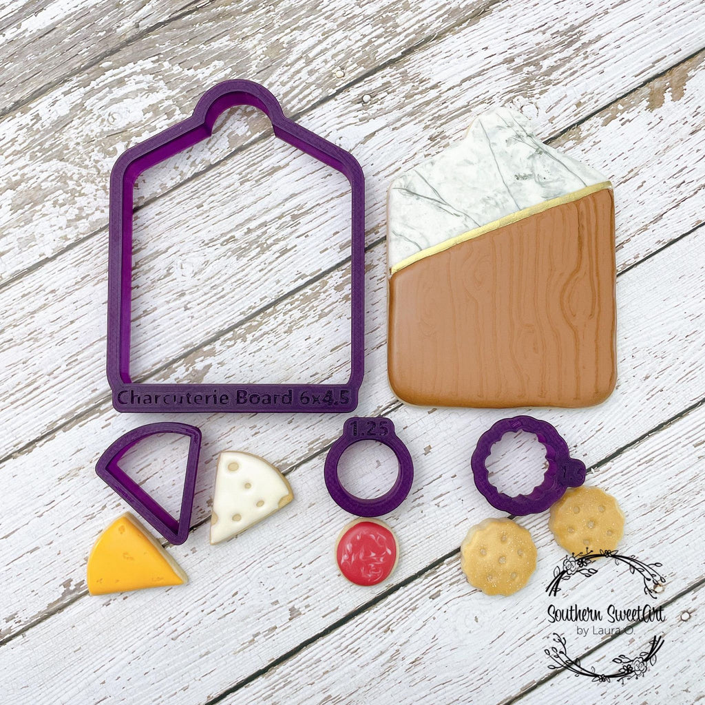 Charcuterie Board Set of 4 Cookie Cutter and Fondant Cutter and Clay Cutter