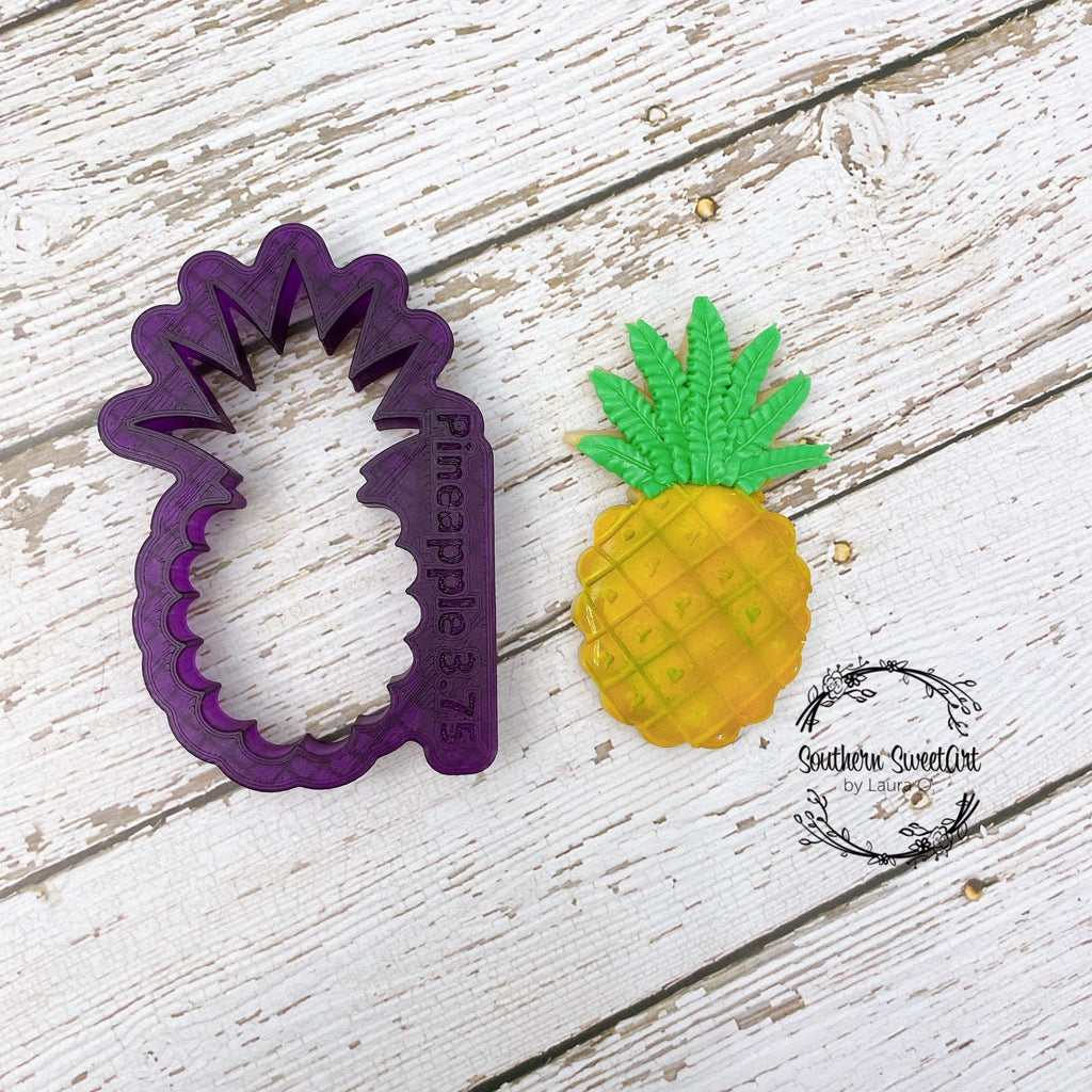 Lilaloa Pineapple Cookie Cutter and Fondant Cutter and Clay Cutter