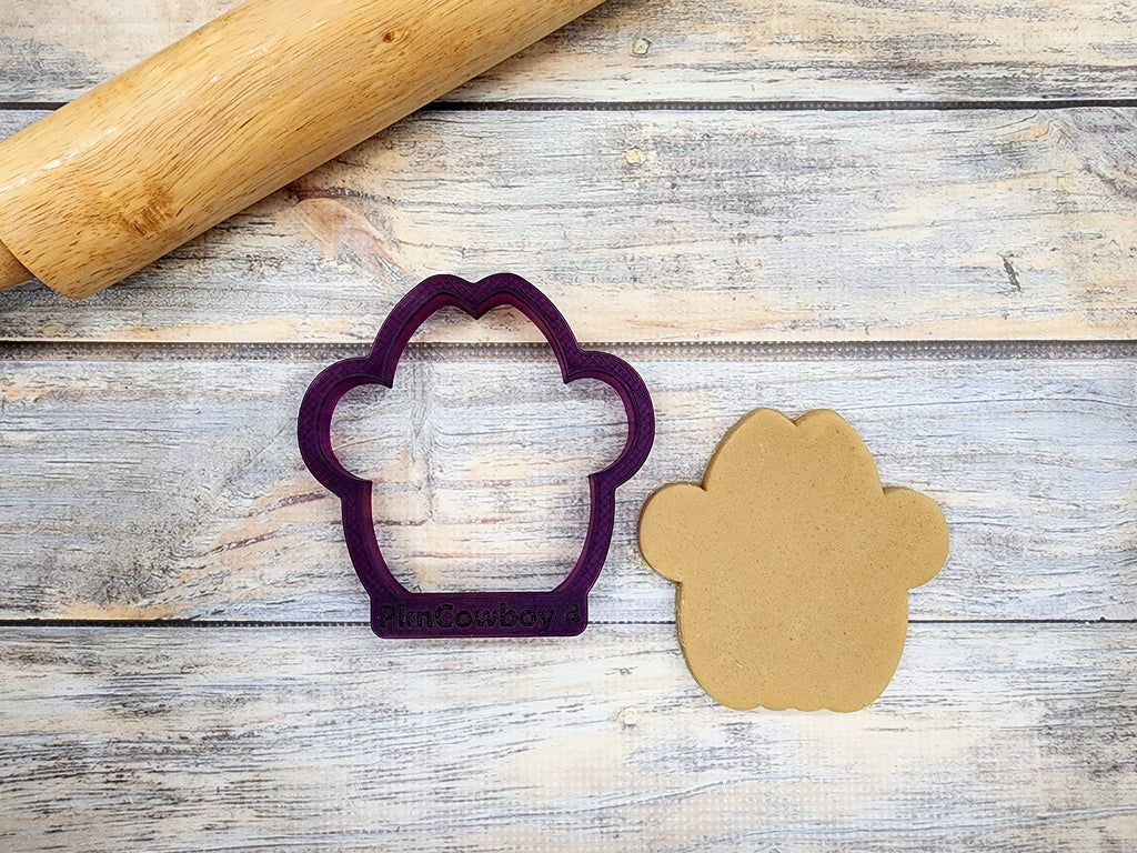 Pumpkin Cowboy Cookie Cutter or Fondant Cutter and Clay Cutter