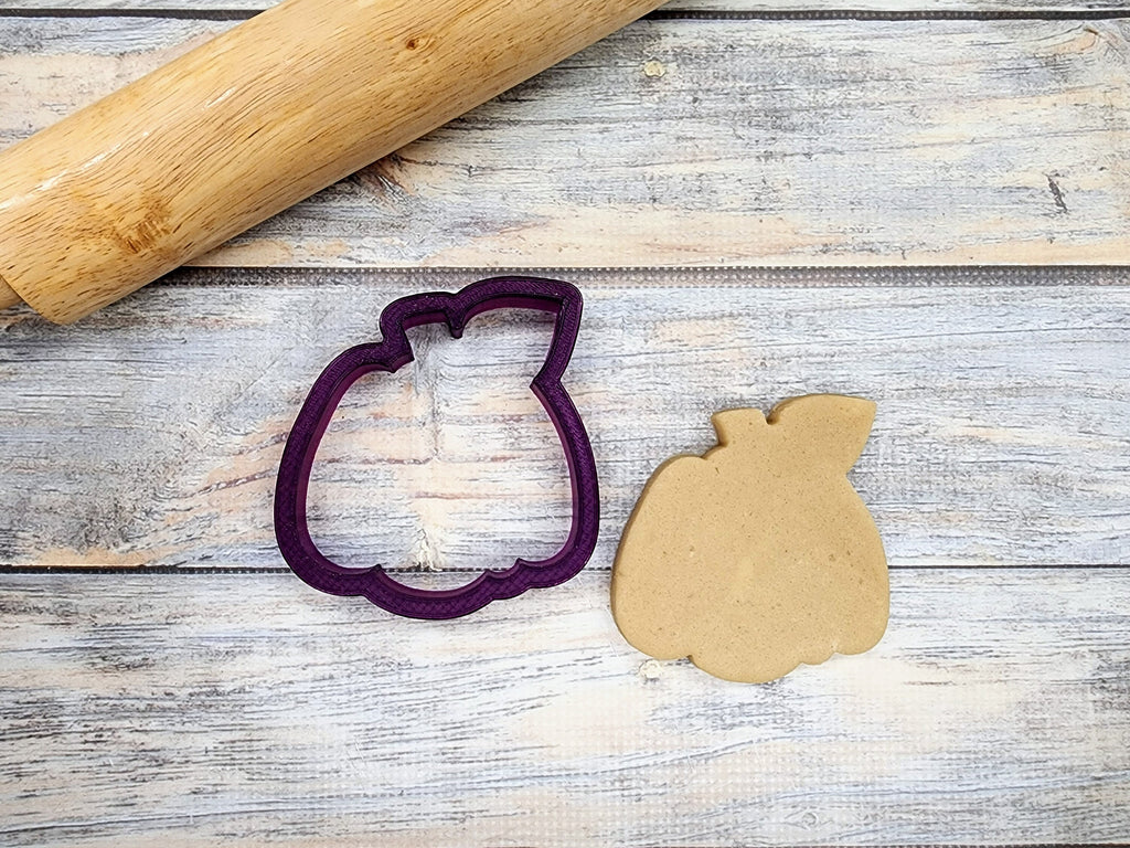 Dorky Pumpkin Cookie Cutter or Fondant Cutter and Clay Cutter