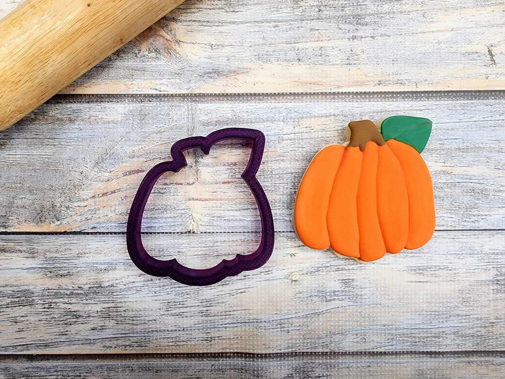 Dorky Pumpkin Cookie Cutter or Fondant Cutter and Clay Cutter