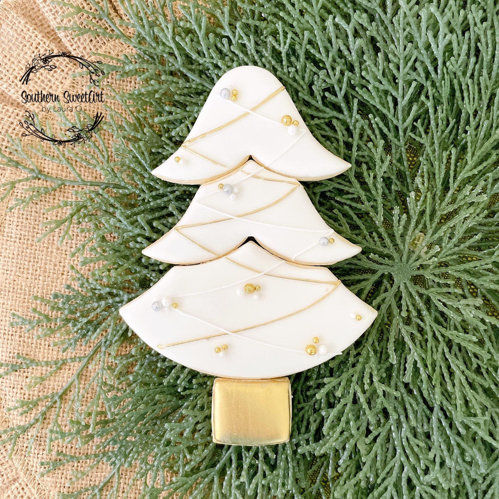 Build a Christmas Tree Cookie Cutter and Fondant Cutter and Clay Cutter