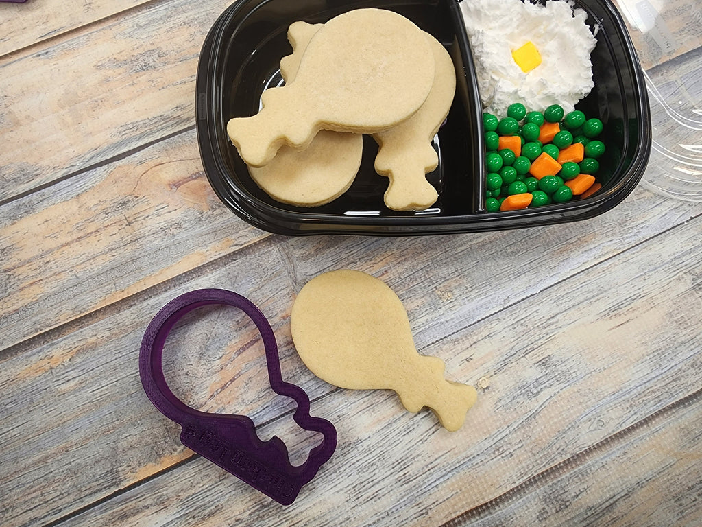 Chicken Leg or Turkey Leg Cookie Cutter and Fondant Cutter and Clay Cutter