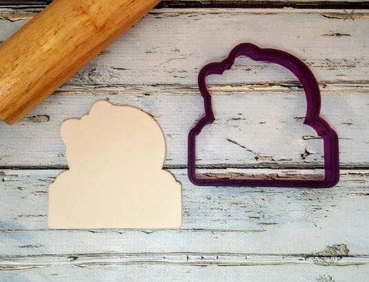 Gingerbread Boy and/or Girl with Sign #1 or Plaque Cookie Cutter and Fondant Cutter and Clay Cutter