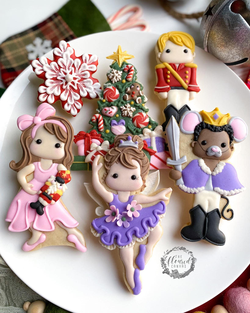 The Floured Canvas Nutcracker Cookie Cutters or Fondant Cutters and Clay Cutters