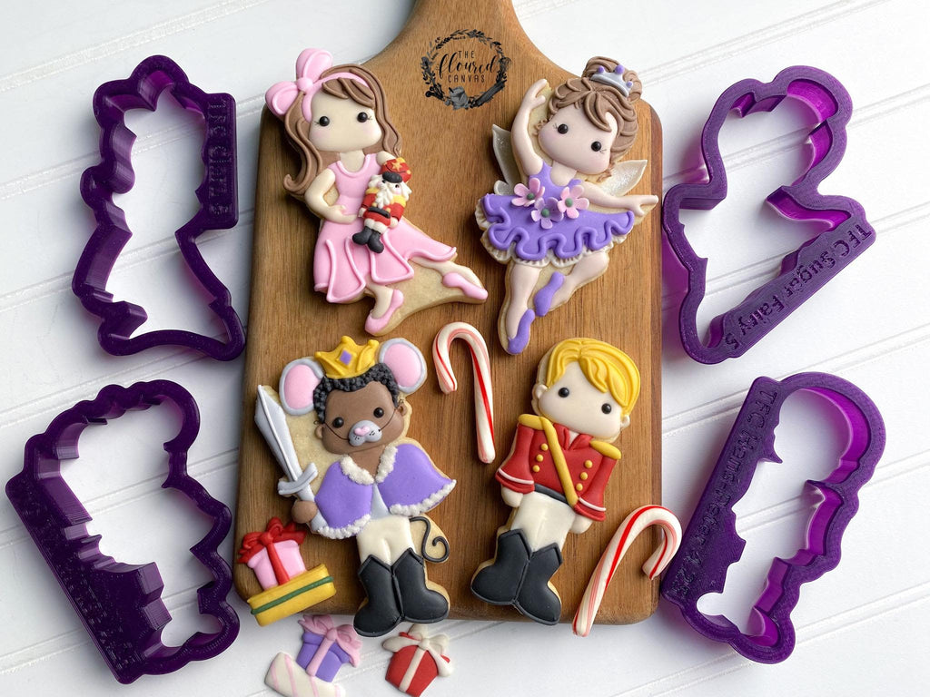 The Floured Canvas Nutcracker Cookie Cutters or Fondant Cutters and Clay Cutters