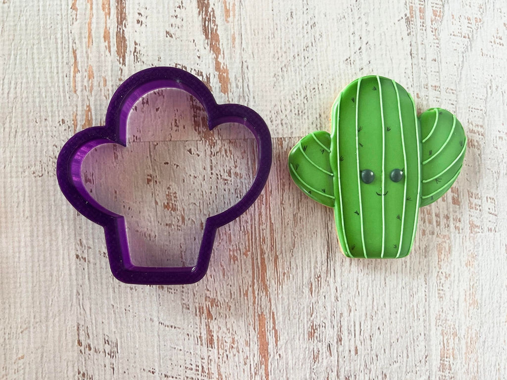 Chubby Cactus Cookie Cutter and Fondant Cutter and Clay Cutter