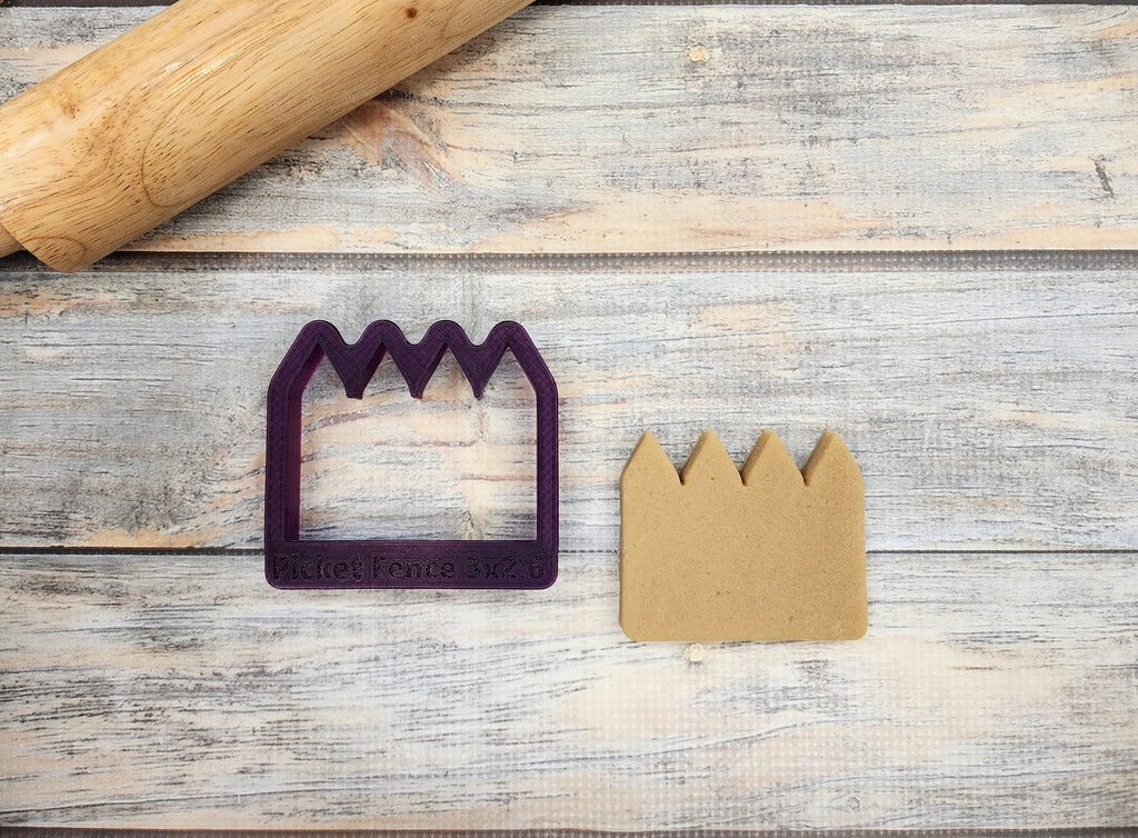 Picket Fence Cookie Cutter and Fondant Cutter and Clay Cutter