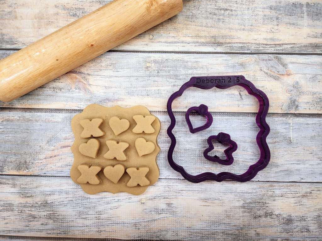 Tic Tac Toe Board Cookie Cutter and Fondant Cutter and Clay Cutter