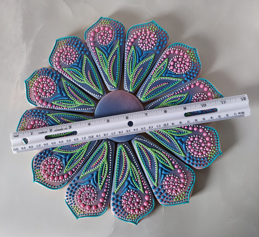 Lynne's Mandala Platter Cookie Cutter Set and Fondant Cutter and Clay Cutter