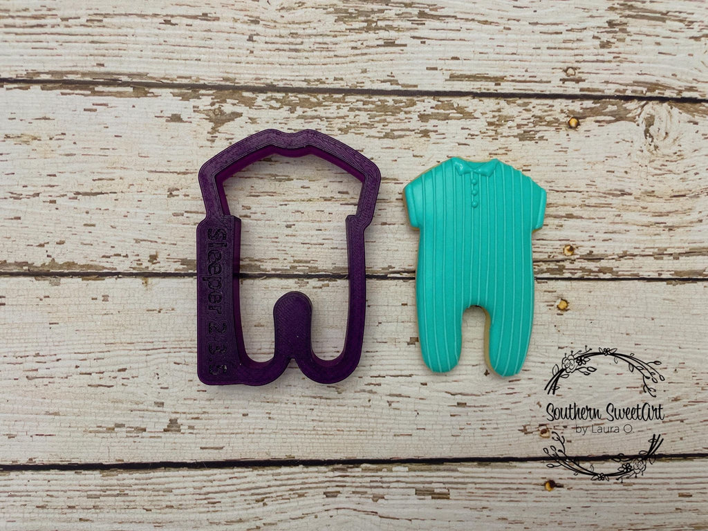 Baby Sleeper #2 Cookie Cutter and Fondant Cutter and Clay Cutter