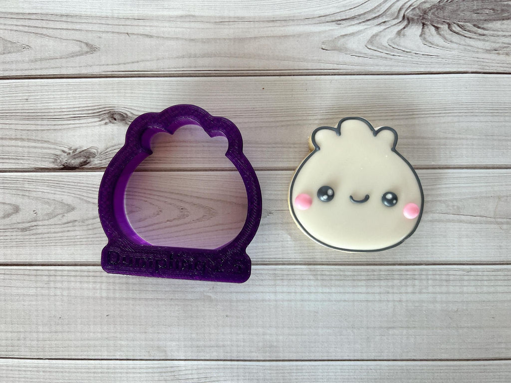 Asian Dumpling or Dim Sum Cookie Cutter and Fondant Cutter and Clay Cutter