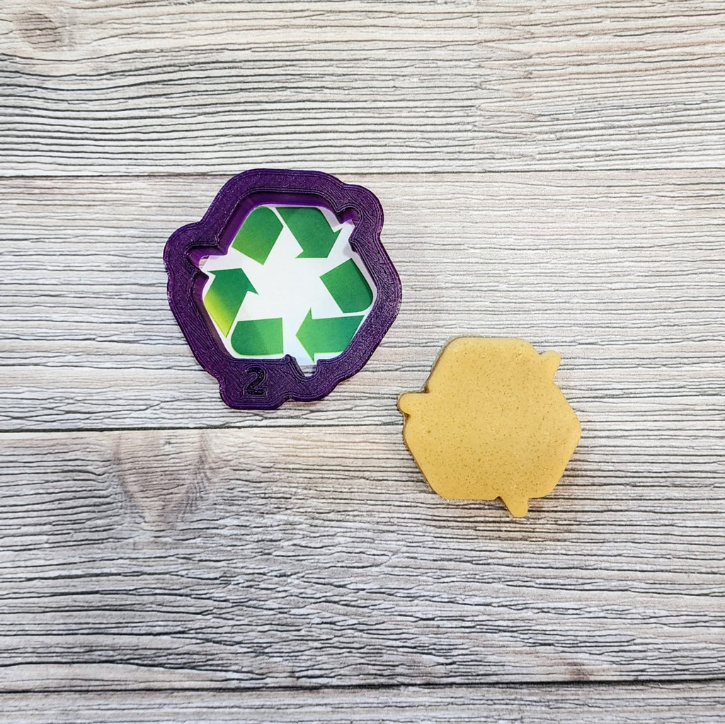 Recycling Symbol Cookie Cutter and Fondant Cutter and Clay Cutter