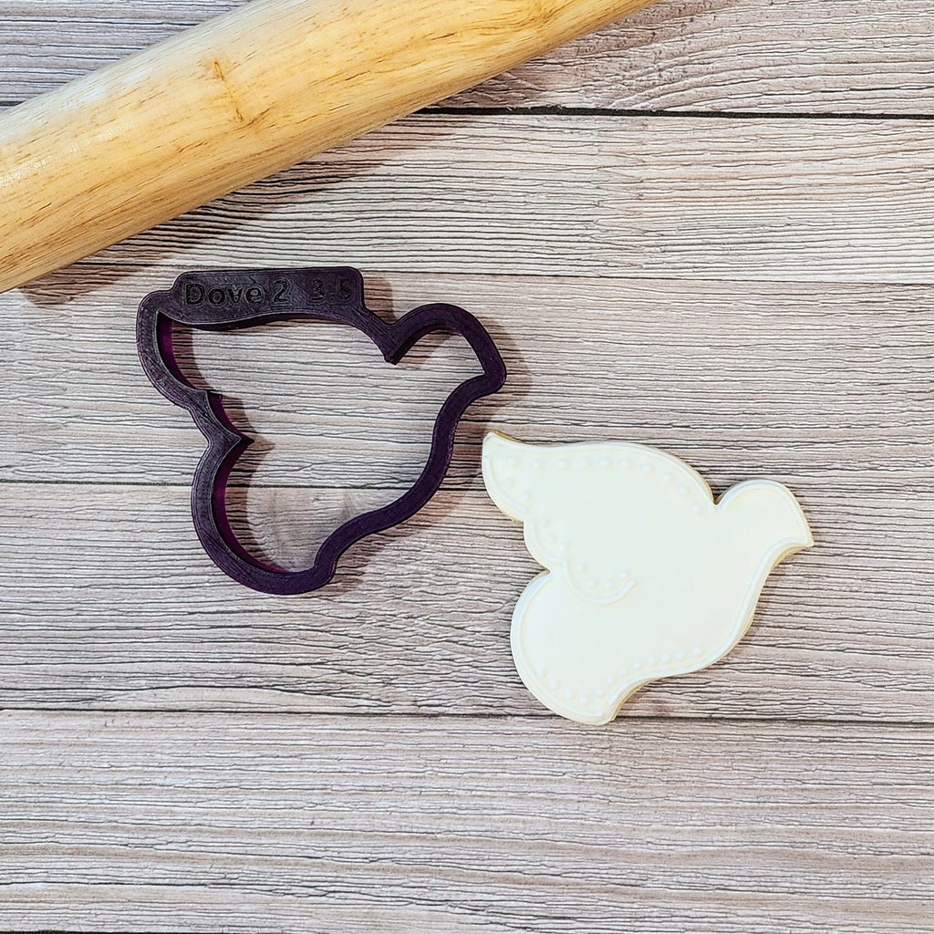 Dove #2 Cookie Cutter and Fondant Cutter and Clay Cutter