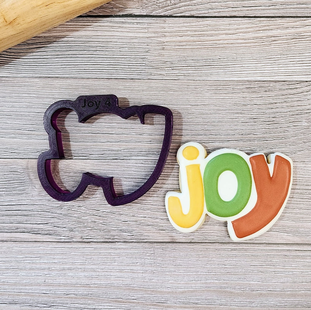 Joy Cookie Cutter and Fondant Cutter and Clay Cutter