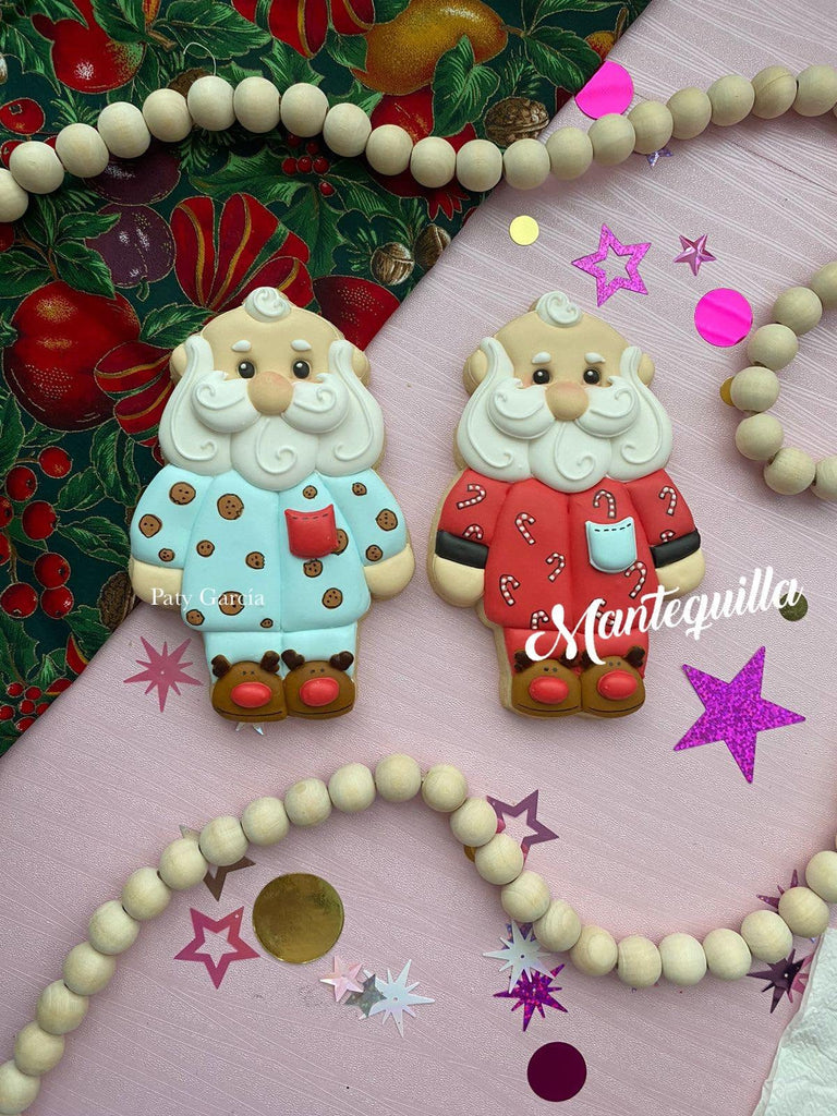 Santa in Pajamas Cookie Cutter by Mantequilla