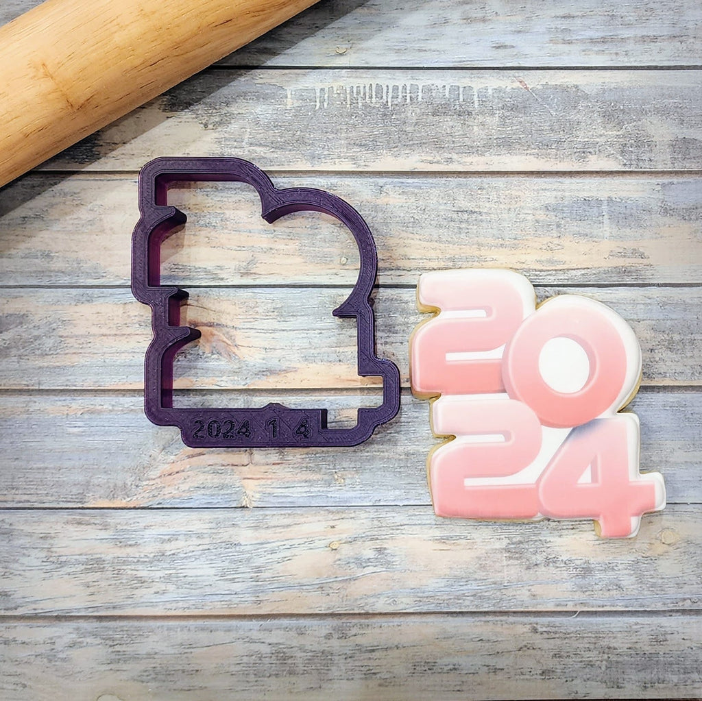 2024 Year Graduation #1 or New Year Cookie Cutter or Fondant Cutter and Clay Cutter