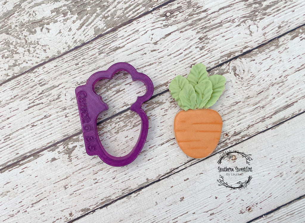 Carrot #6 Cookie Cutter and Fondant Cutter and Clay Cutter