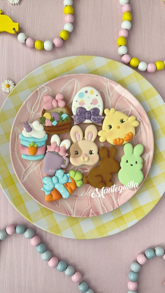 Easter Themed Cookie Cutters by Mantequilla