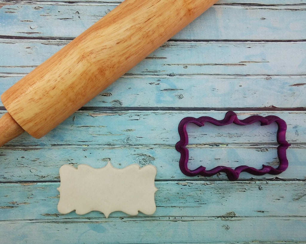 Original Plaque Cookie Cutter and Fondant Cutter and Clay Cutter