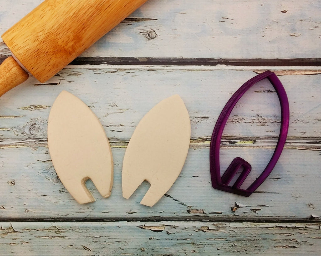 Bunny Ear Cookie Cutter and Fondant Cutter and Clay Cutter