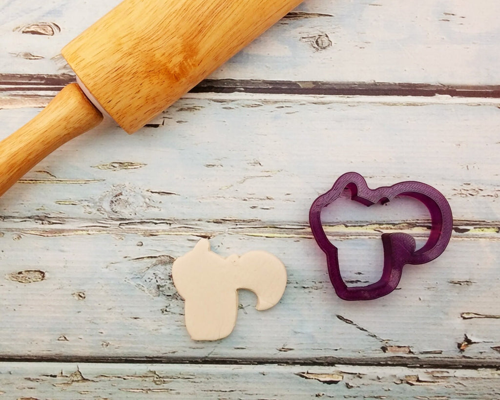 Timberland Squirrel Cookie Cutter and Fondant Cutter and Clay Cutter