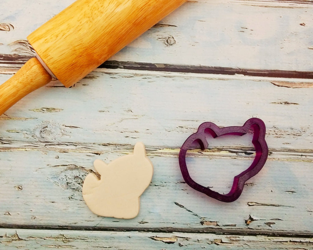 Timberland Raccoon Cookie Cutter and Fondant Cutter and Clay Cutter