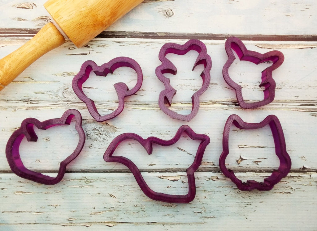 Timberland Animals Cookie Cutter and Fondant Cutter and Clay Cutter