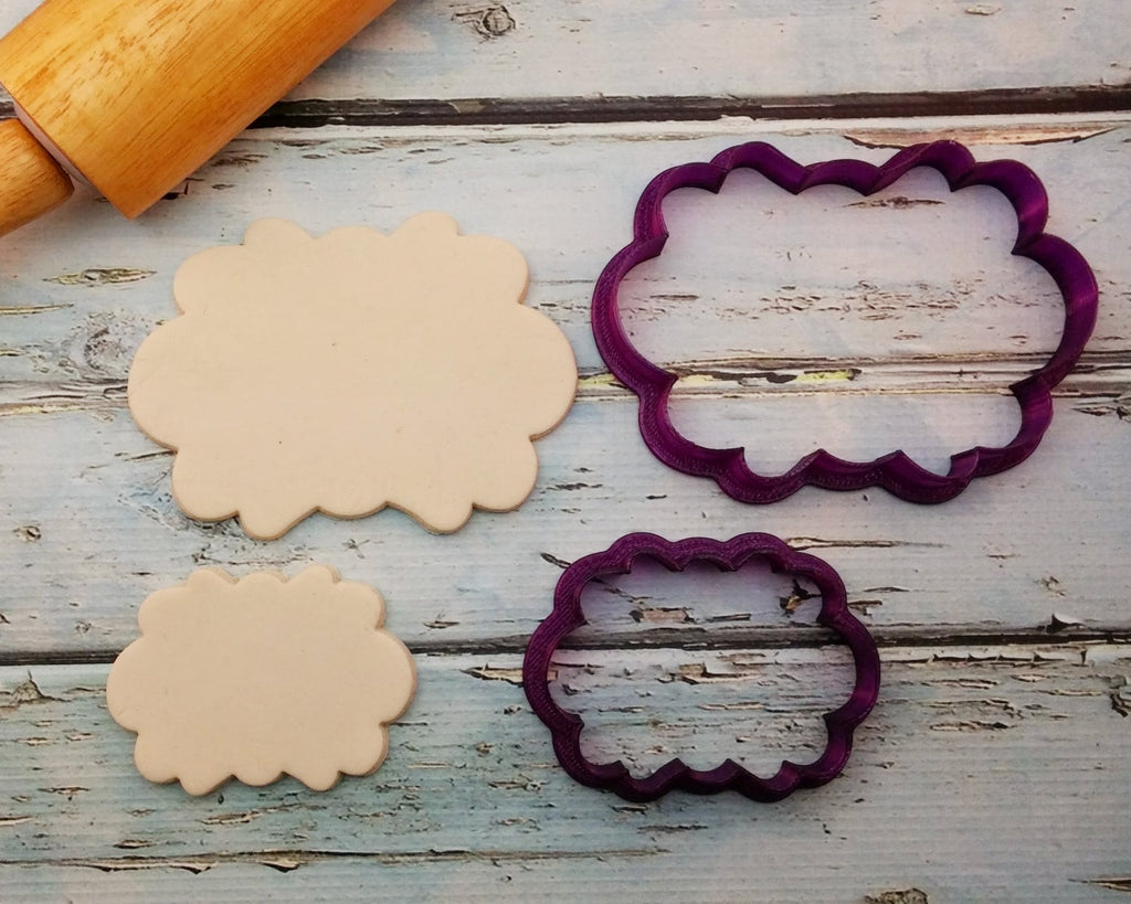 Lisa #5 Plaque Cookie Cutter and Fondant Cutter and Clay Cutter