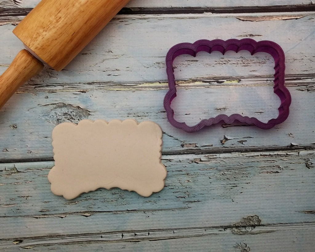 Lisa #3 Plaque Cookie Cutter and Fondant Cutter and Clay Cutter