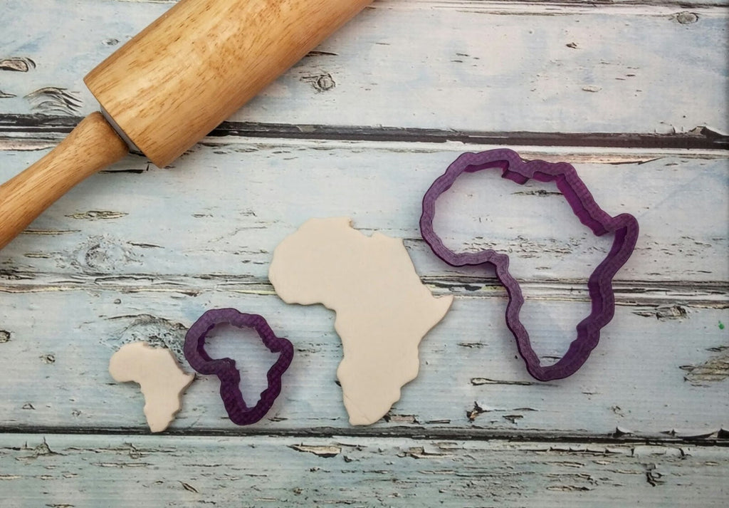 Africa Cookie Cutter and Fondant Cutter and Clay Cutter