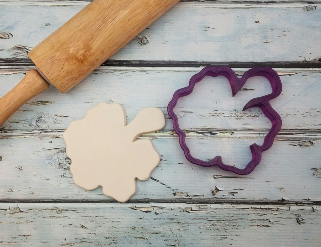 Hibiscus or Fireworks Cookie Cutter and Fondant Cutter and Clay Cutter