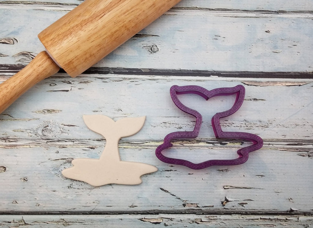 Whale Tail, Mermaid Tail or Fish Tail Cookie Cutter and Fondant Cutter and Clay Cutter