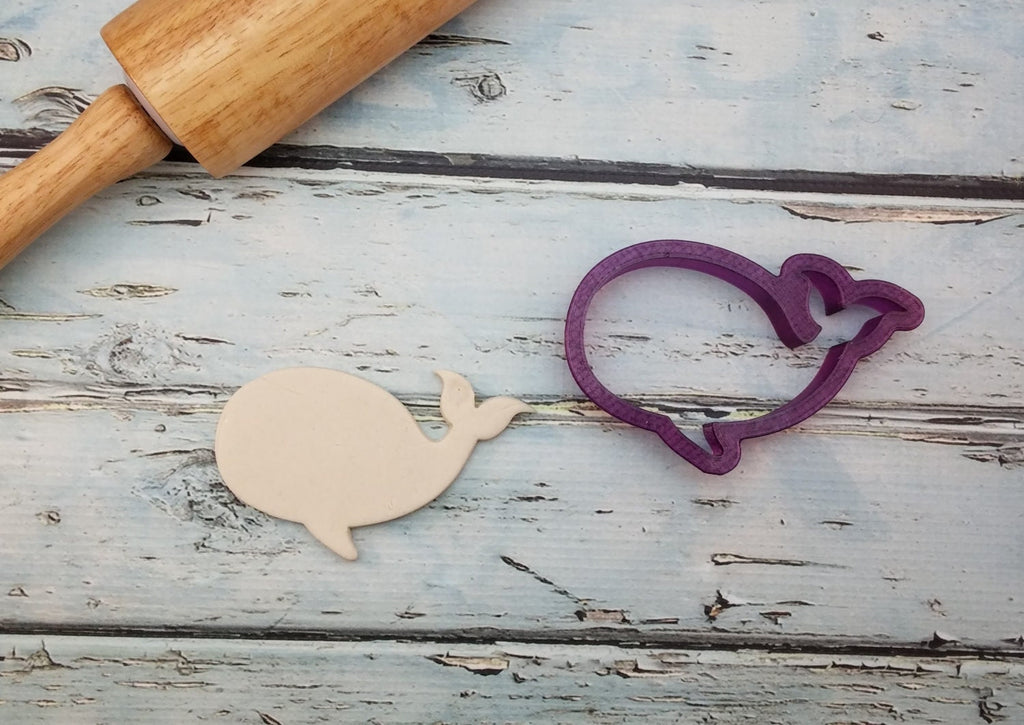 Whale #2 Cookie Cutter and Fondant Cutter and Clay Cutter