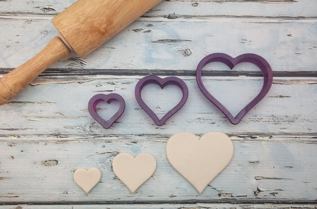 Heart Cookie Cutter and Fondant Cutter and Clay Cutter