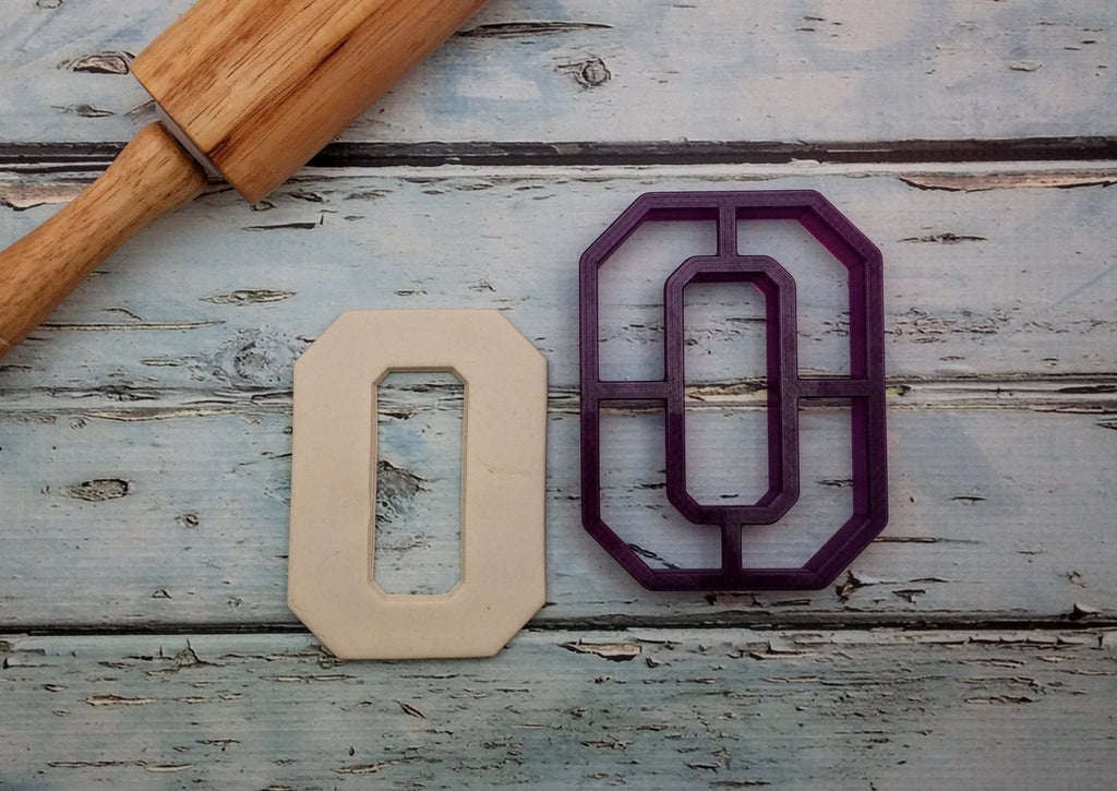 Varsity Letter O Cookie Cutter and Fondant Cutter and Clay Cutter