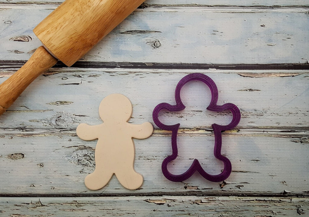 Gingerbread Man Cookie Cutter or Fondant Cutter and Clay Cutter