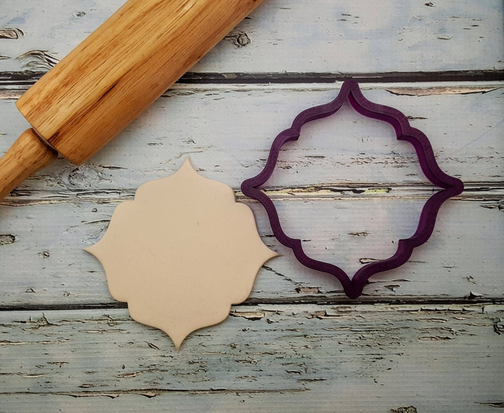 North Star Plaque Cookie Cutter and Fondant Cutter and Clay Cutter