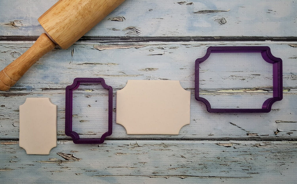 Logan Plaque Cookie Cutter and Fondant Cutter and Clay Cutter